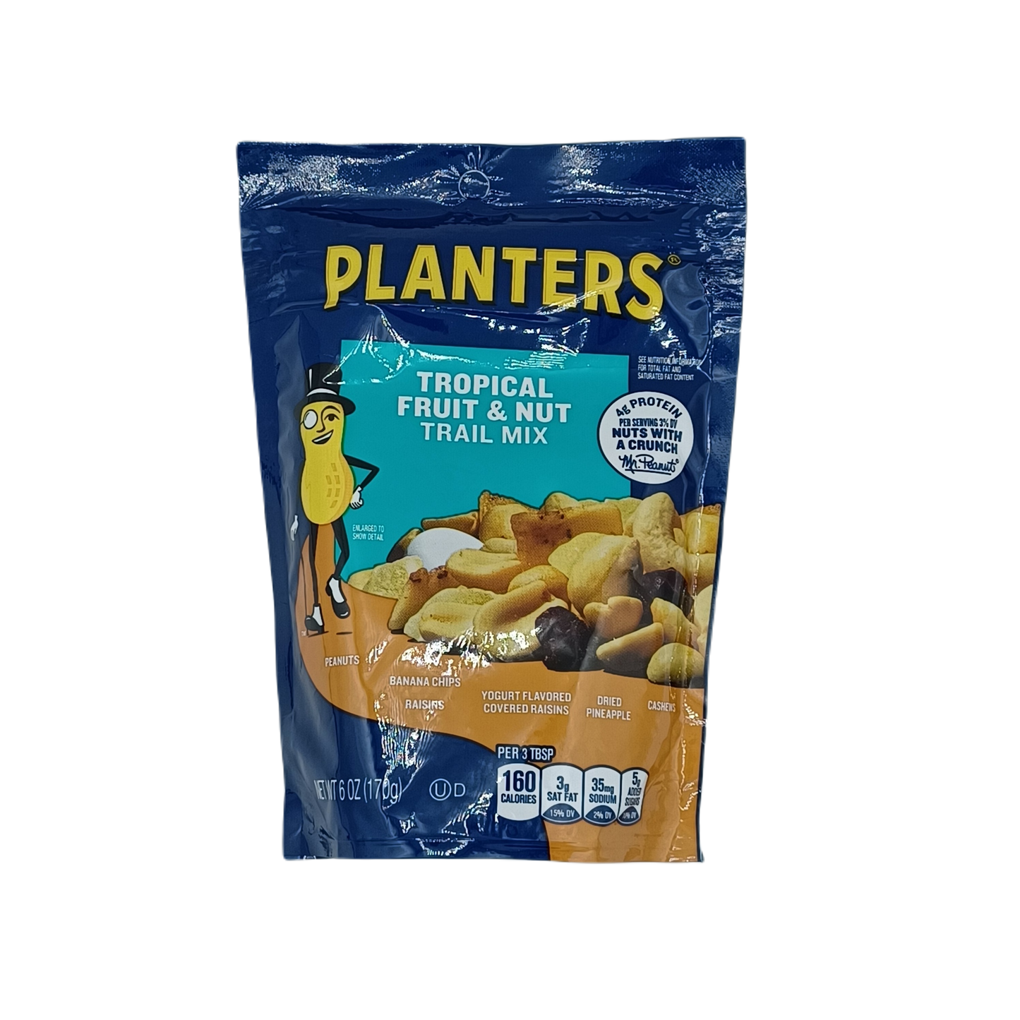 Planters Trl mix Tropical Fruit & Nut 6oz PEG