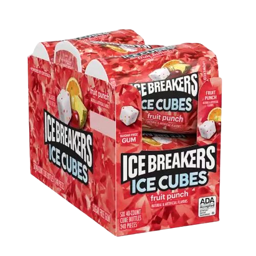 Ice Breakers Ice Cubes Fruit Punch 40/6ct