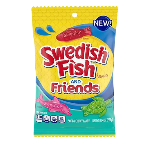 Swedish Fish and Friends 8.04oz PEG