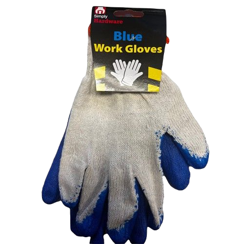 Simply Hardware Work Glove Blue 12ct