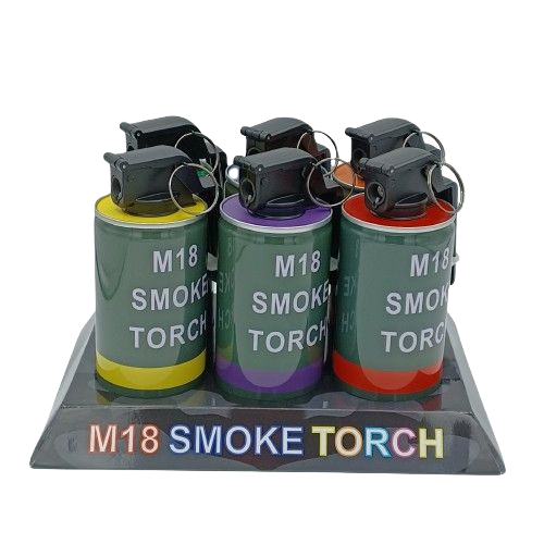 Techno Lighter Torch M18 Smoke Grenade 6ct NT19026