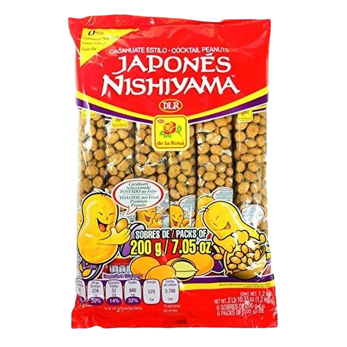 Delarosa Japones Nishiyama Peanuts 6oz/6ct