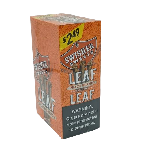 Swisher Sweets Leaf Peach Brandy 3/$2.49 10/3pk