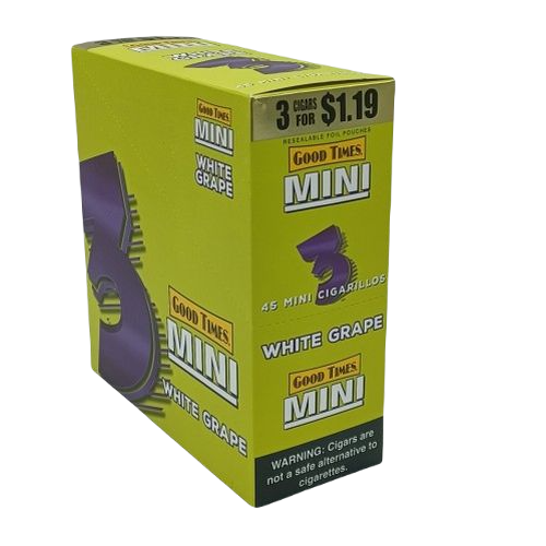 Good Times Mini White Grape 3/1.19c 15/3pk