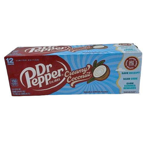 Dr Pepper Creamy Coconut 12oz/12pk