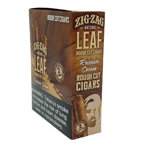 Zig Zag Leaf Russian Cream 15/2pk