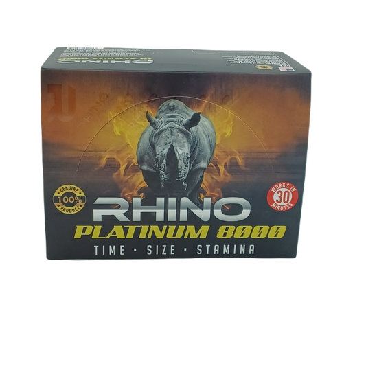 Rhino Platinum8000 Shots 12ct 0325