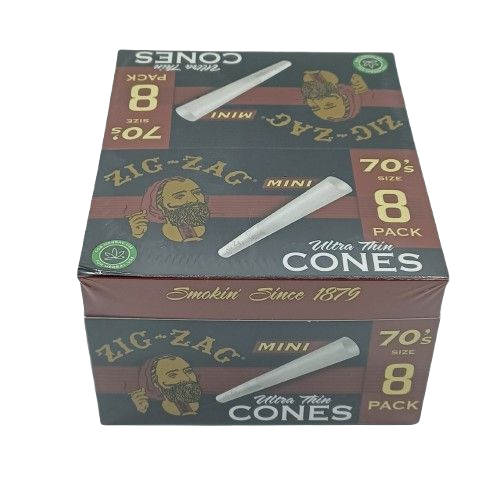 Zig Zag Mini Cones Ultra Thin 18/8ct