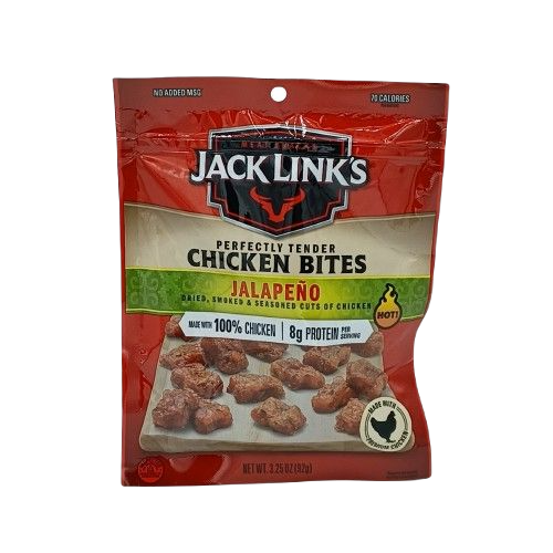 Jack Links Chicken Bites Jalapeno 3.25oz