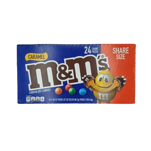 M&M's Caramel Chocolate Share Size 2.83oz/24ct