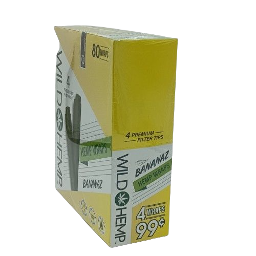 Wild Hemp Bananaz Wraps 4/99c 20ct