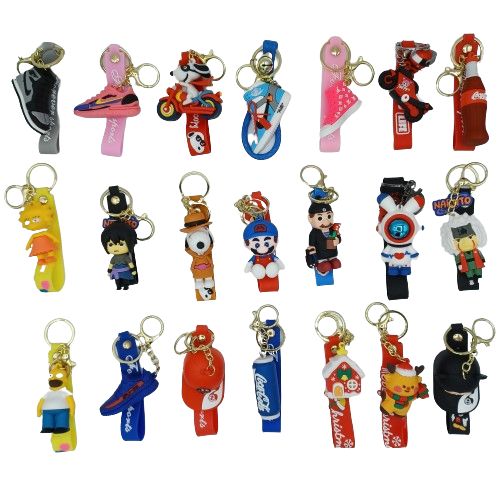 Keychains Characters 12ct Asst