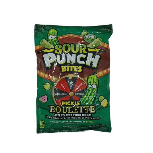 Sour Punch Bites Pickle Roulette 5oz