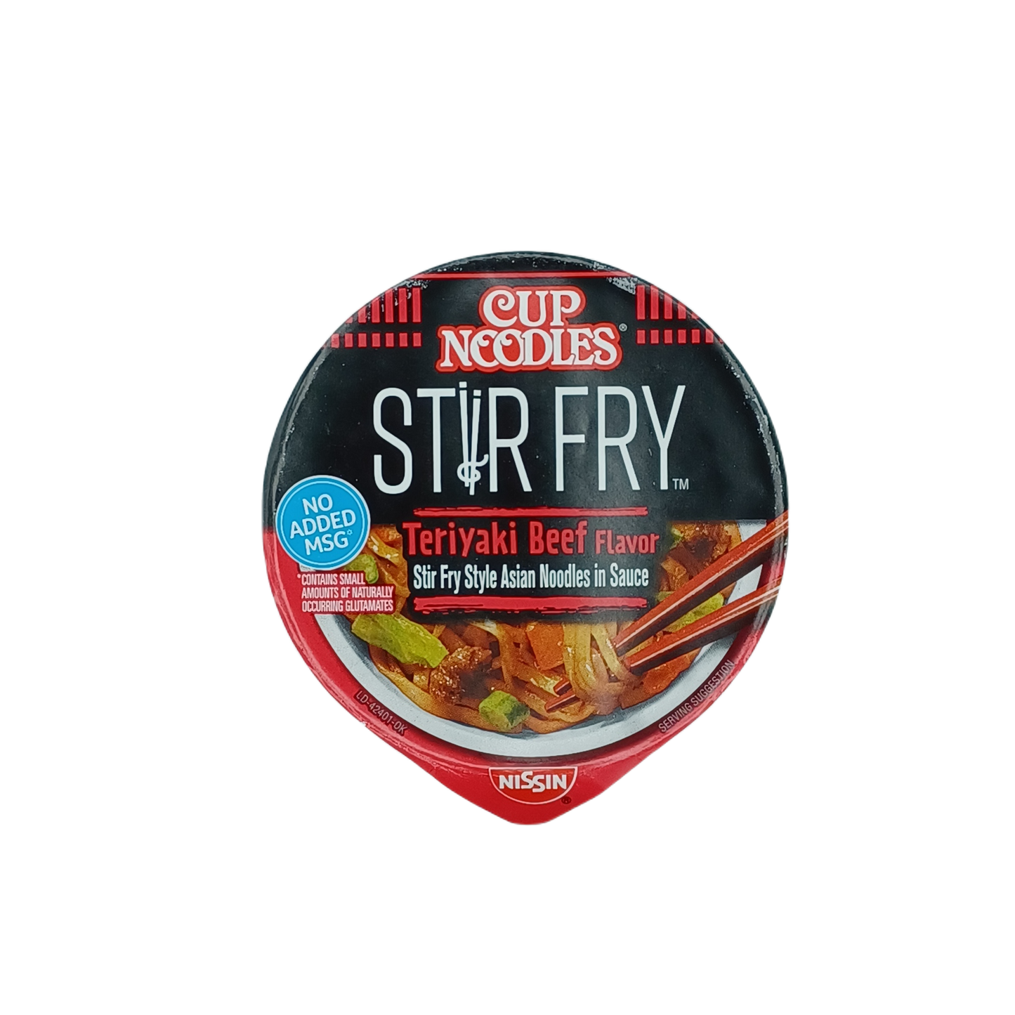 Nissin Bowl StirFry Teriyaki Beef 3oz/6ct