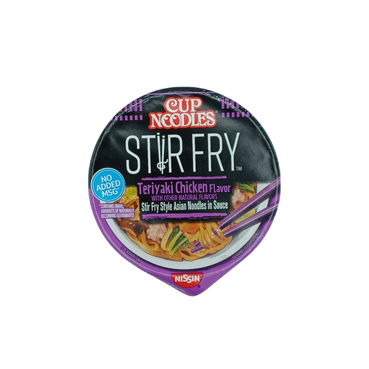 Nissin Bowl StirFry Teriyaki Chicken 3oz/6ct