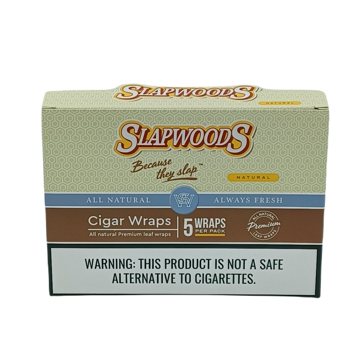 Slapwoods Wraps Natural 10/5ct