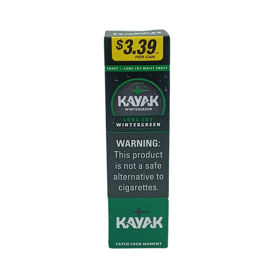 Kayak Long Cut Wintergreen $3.39 1.2oz/10ct