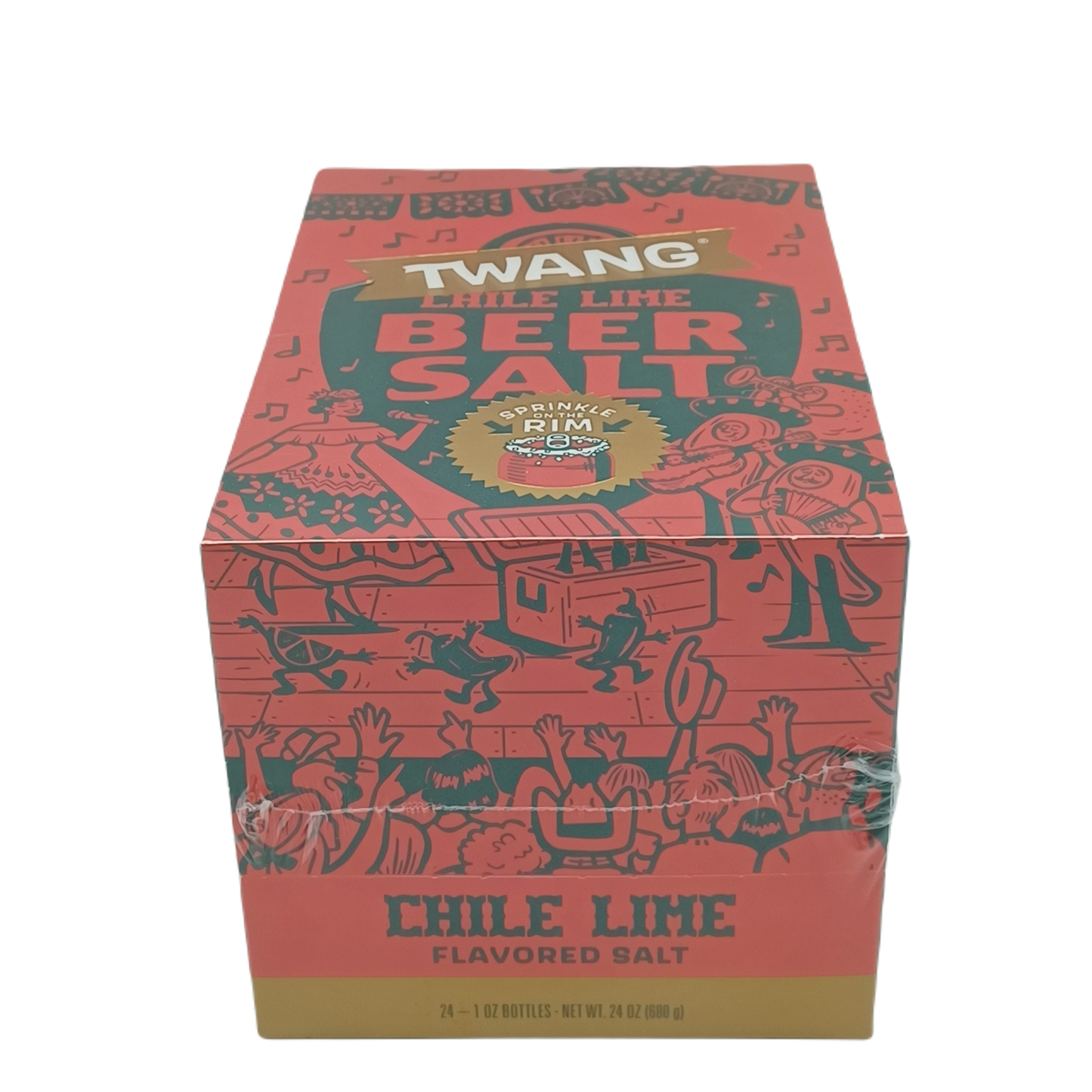 Twang Beer Bottle Chili Lime 1oz/ 24ct