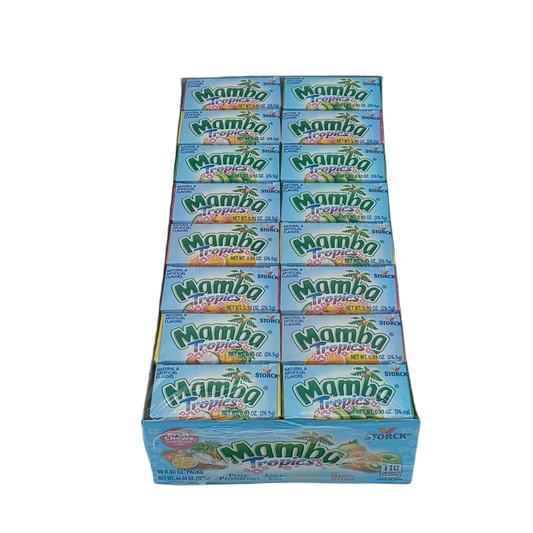 Mamba Fruit Chews Tropics .93oz/48ct