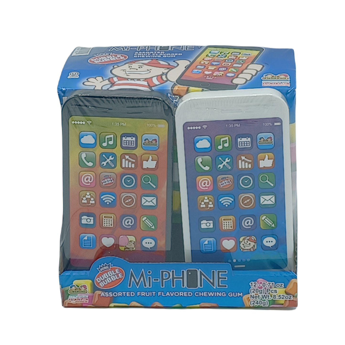 Dubble Bubble Mi Phone Candy .71oz/12ct