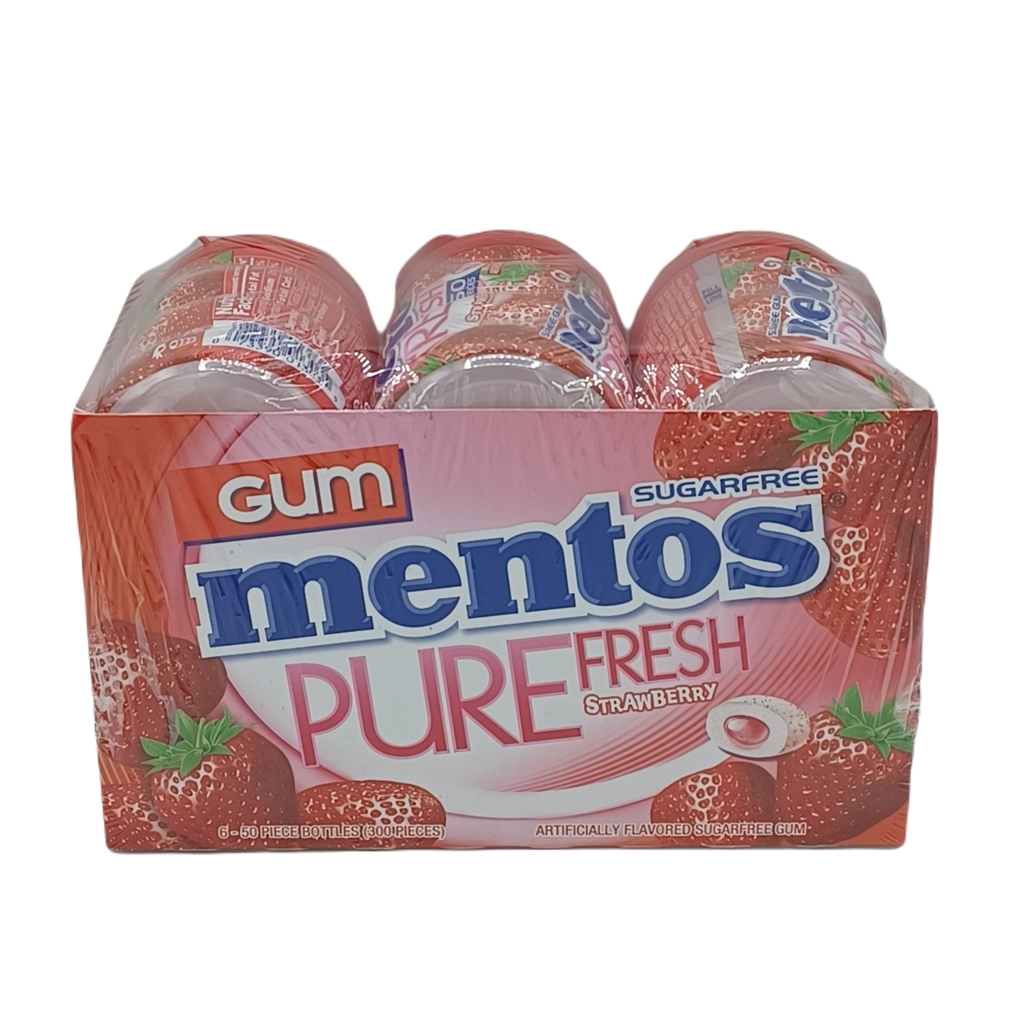 Mentos Pure Fresh Strawberry 50pk/6ct