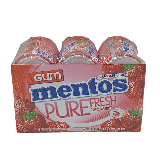 Mentos Pure Fresh Strawberry 50pk/6ct