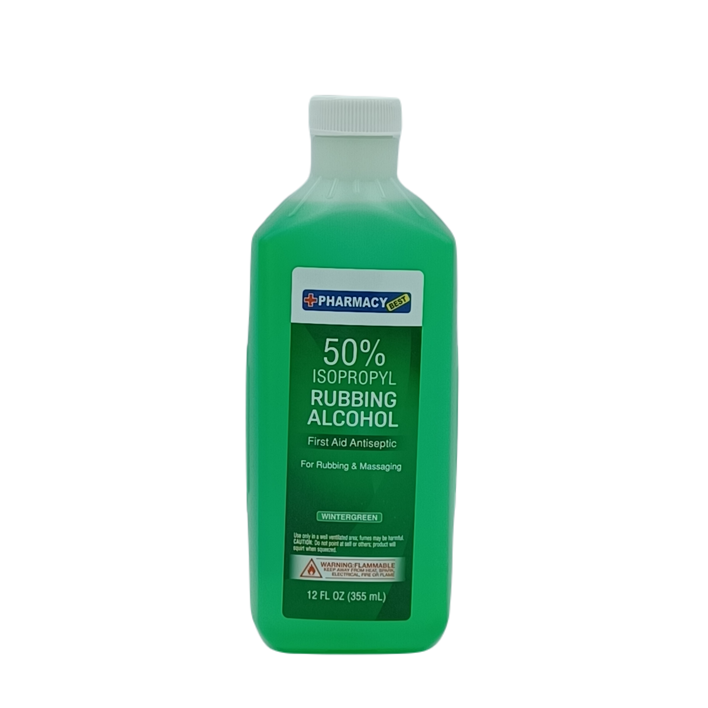 Pharmacy Best Rubbing Alcohol 50% Wintergreen 12oz