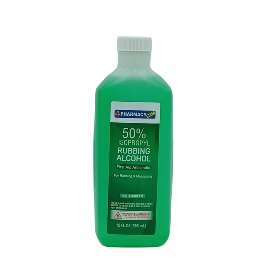 Pharmacy Best Rubbing Alcohol 50% Wintergreen 12oz