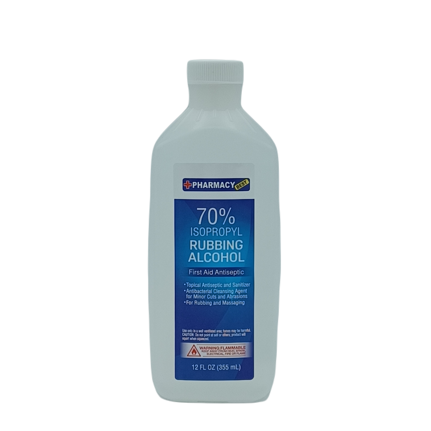 Pharmacy Best Rubbing Alcohol 70% Regular 12oz