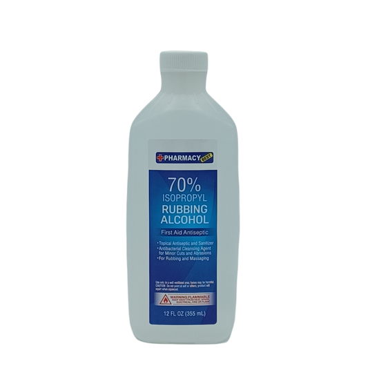 Pharmacy Best Rubbing Alcohol 70% Regular 12oz