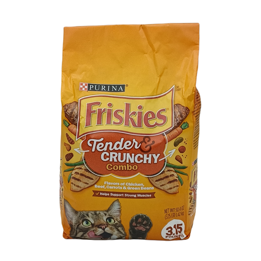 Purina Friskies Tender Crunchy 3.15lb Cat Food