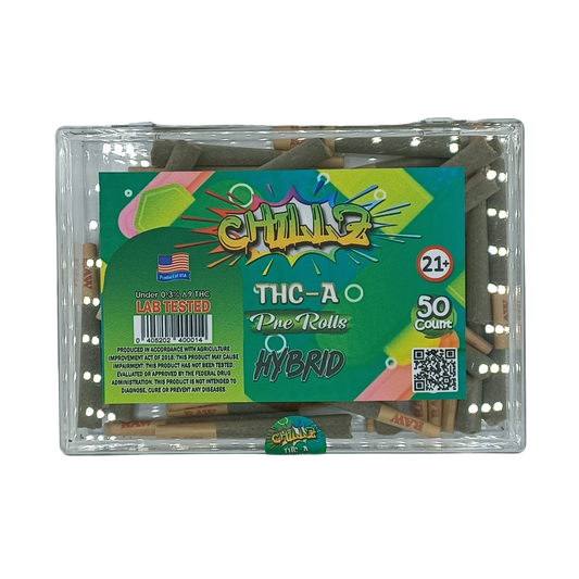 Chillz THC-A Pre Rolls Hybrid 50ct