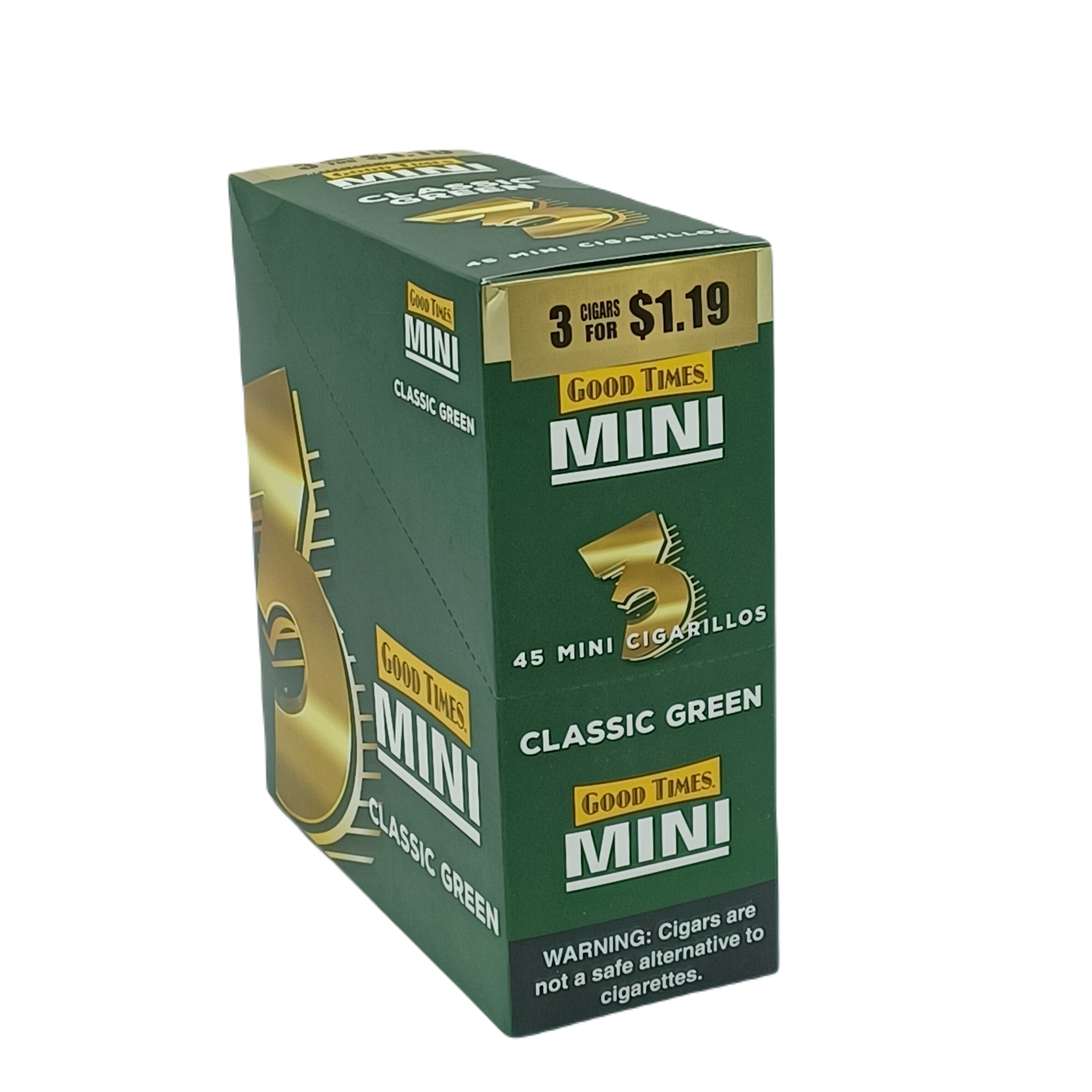 Good Times Mini Classic Green 3/1.19c 15/3pk