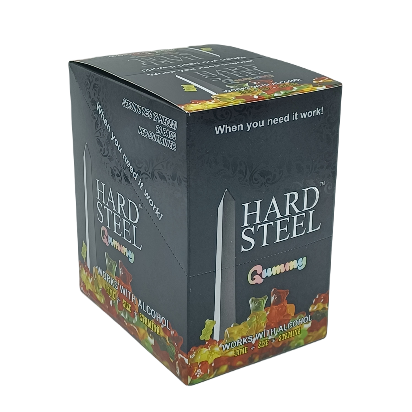 Hard Steel Gummy 24ct Bags