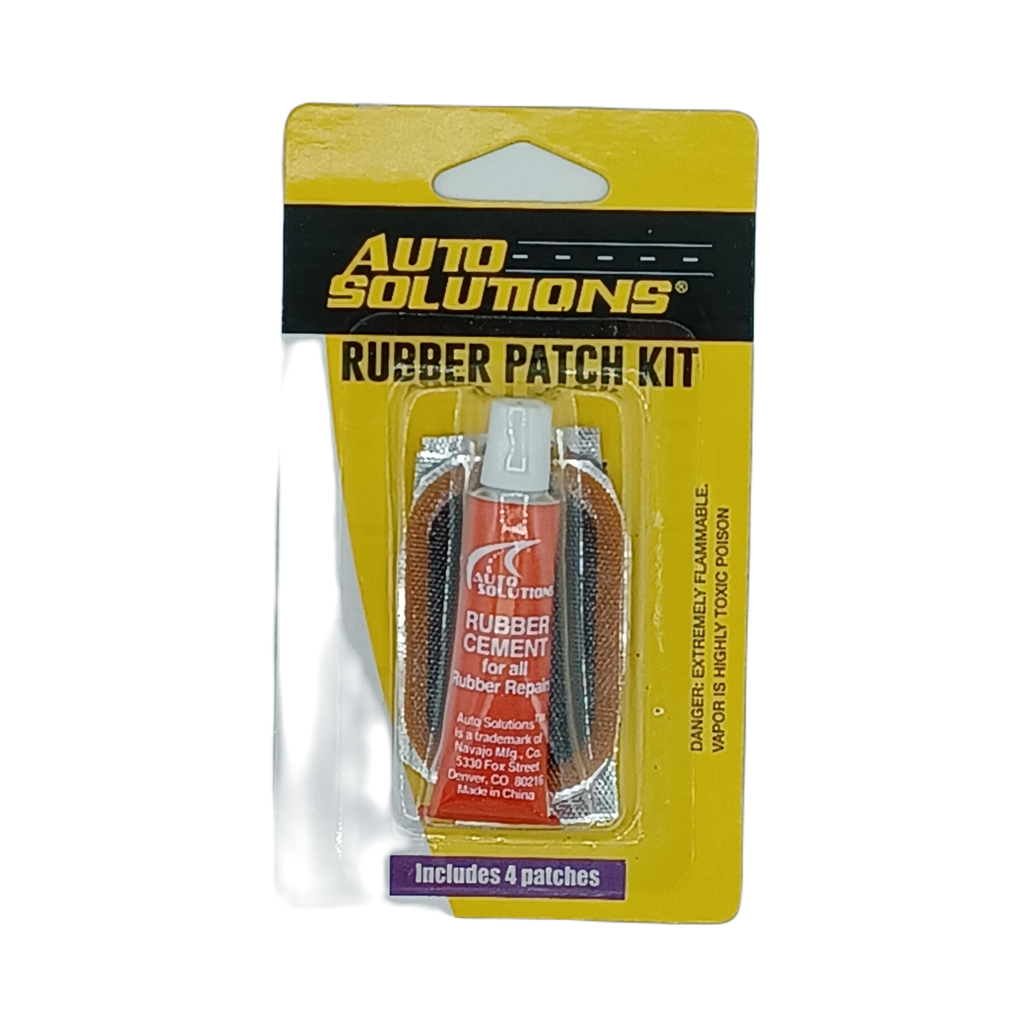 Auto Solutions Rubber Patch Kit 1ct Blister