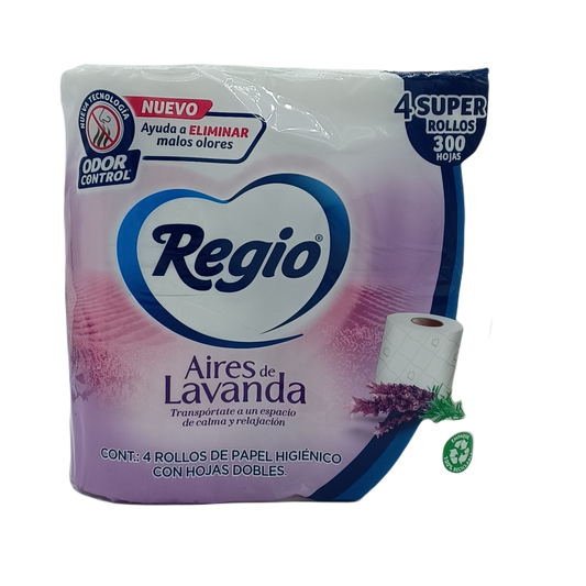 Regio Lavender Toilet Paper Rolls 4ct