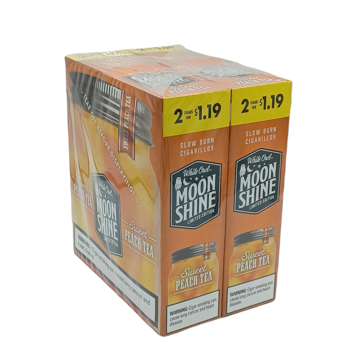 White Owl Moon Shine Sweet PeachTea 2/$1.19 30/2pk