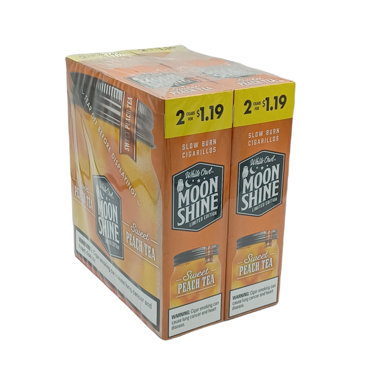 White Owl Moon Shine Sweet PeachTea 2/$1.19 30/2pk