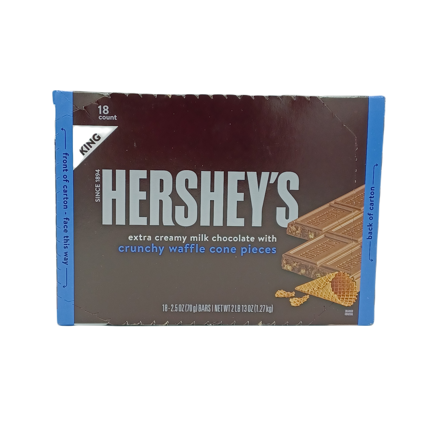 Hershey's Waffle Cone King Size 2.5oz/18ct