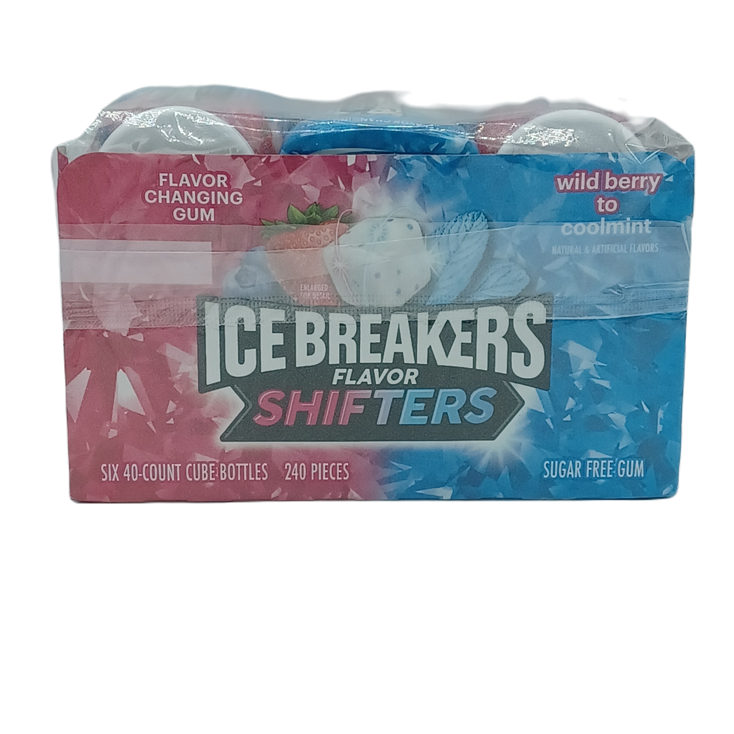 IceBreakers FlavorShift Wildberry/CoolMint 40/6ct