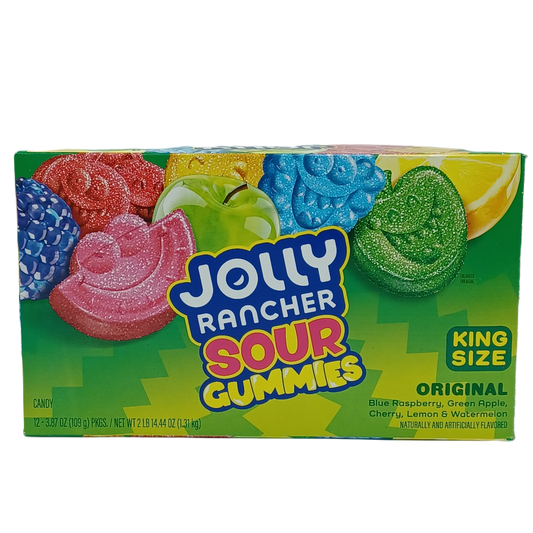 Jolly Rancher Sour Gummies King Size 3.4oz/12ct