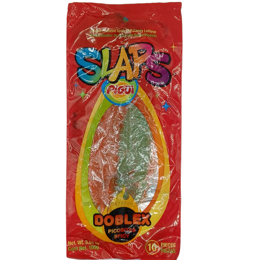 Pigui Slaps Lolipop Double X Picosita Spicy 3.53z