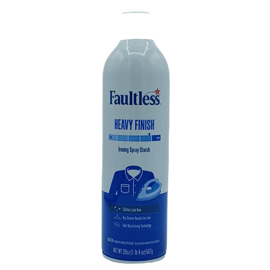 Faultless Heavy Finish Starch Ironing Spray 20oz