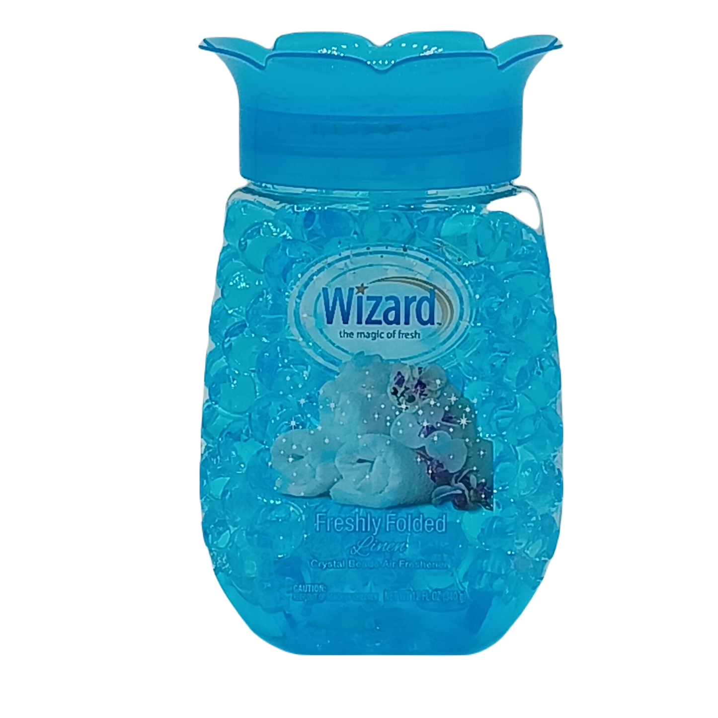 Wizard CrystBead FreshFlodedLinen AirFreshner 12oz