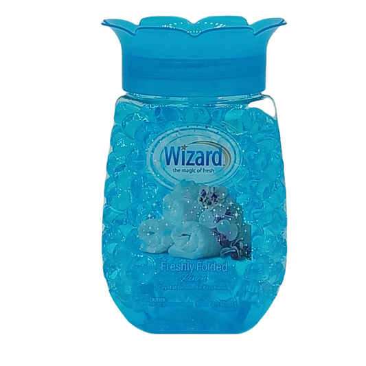 Wizard CrystBead FreshFlodedLinen AirFreshner 12oz