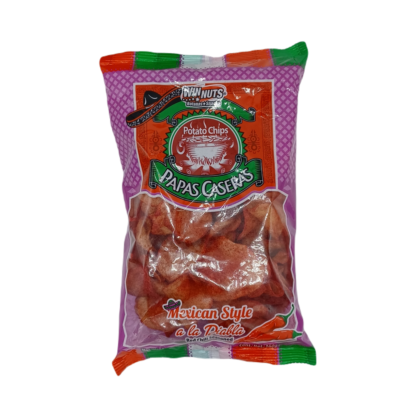 WinNuts MexicanStyle Papas Caseras Diablo 5.62oz